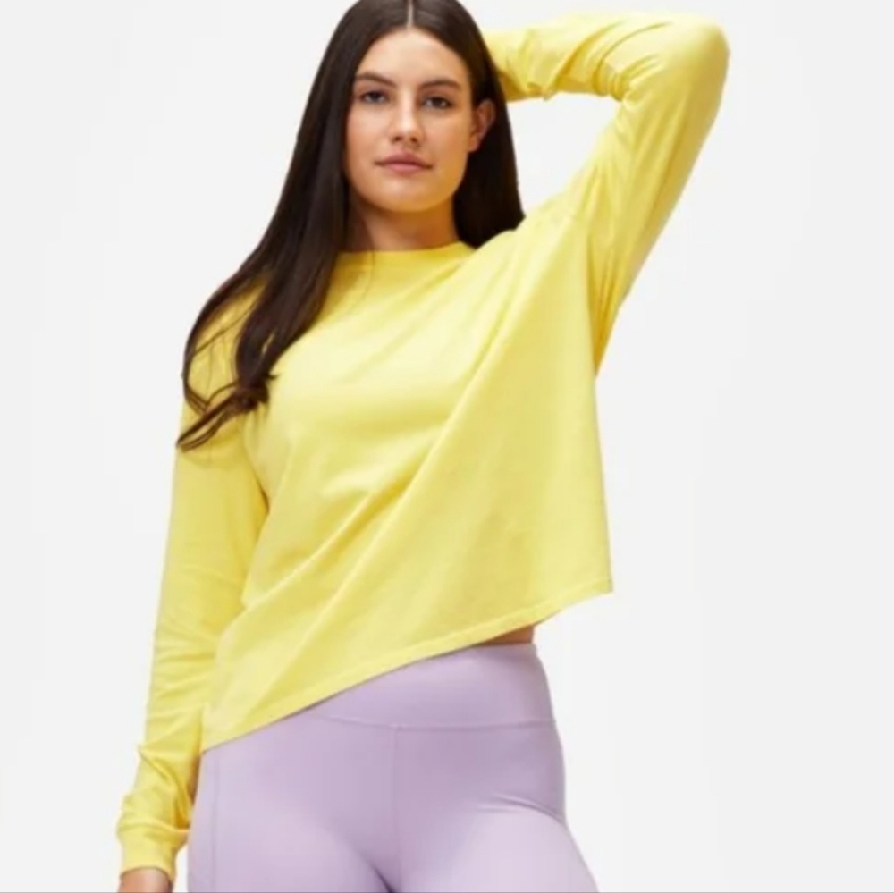 Outdoor Voices Everyday Long Sleeve Yellow S